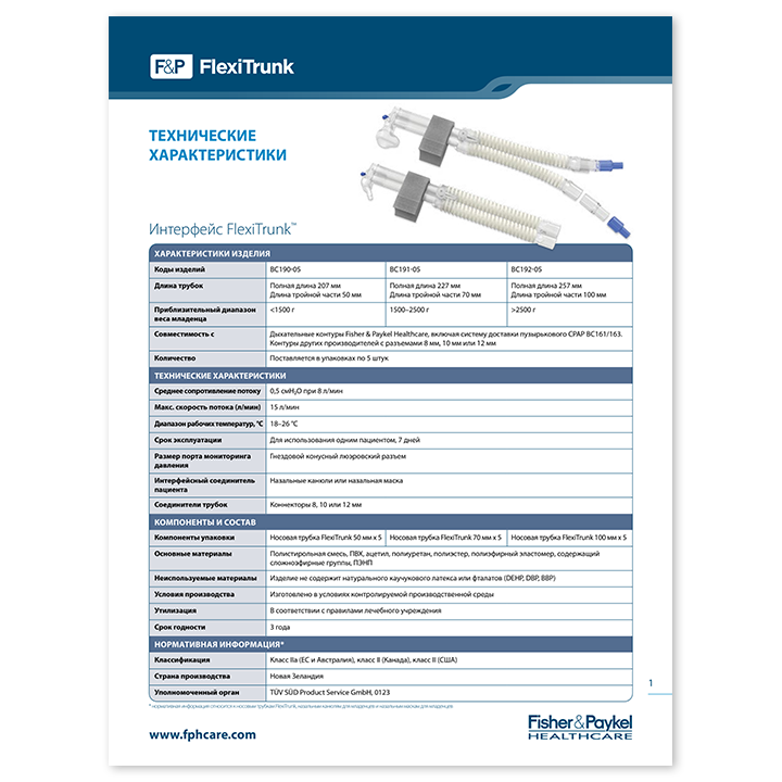 Интерфейс FlexiTrunk: перечень технических характеристик, пиктограмма