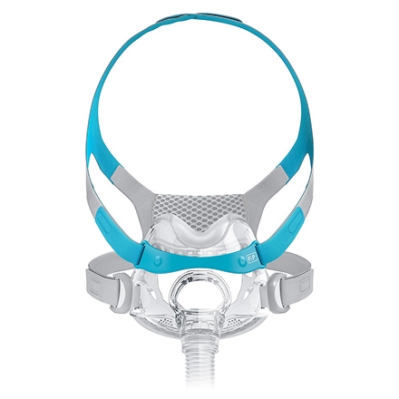 Product image of the F&P Evora Full under-the-nose mask with headgear