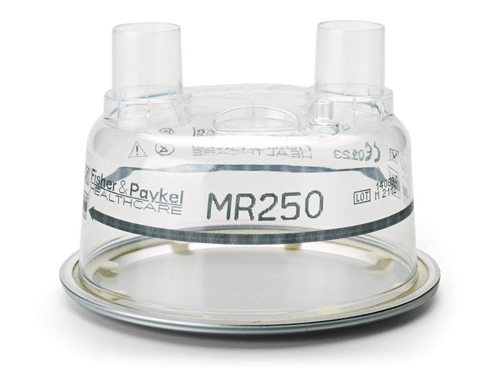 MR250-Befeuchterkammer für Erwachsene mit manueller Befüllung