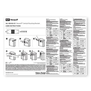 Neopuff Central Mounting Block User Instructions Thumbnail