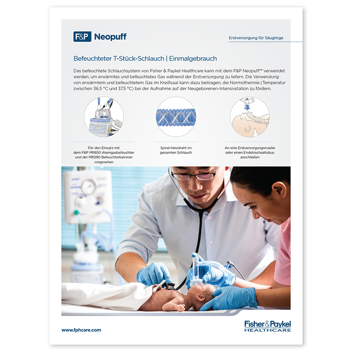 Miniaturansicht „Neopuff Befeuchteter T-Stück-Schlauch&nbsp;– Spezifikationsblatt“