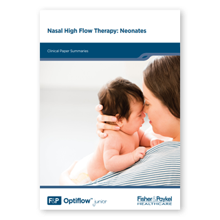 Neonatal NHF Therapy Clinical Summary Booklet thumbnail