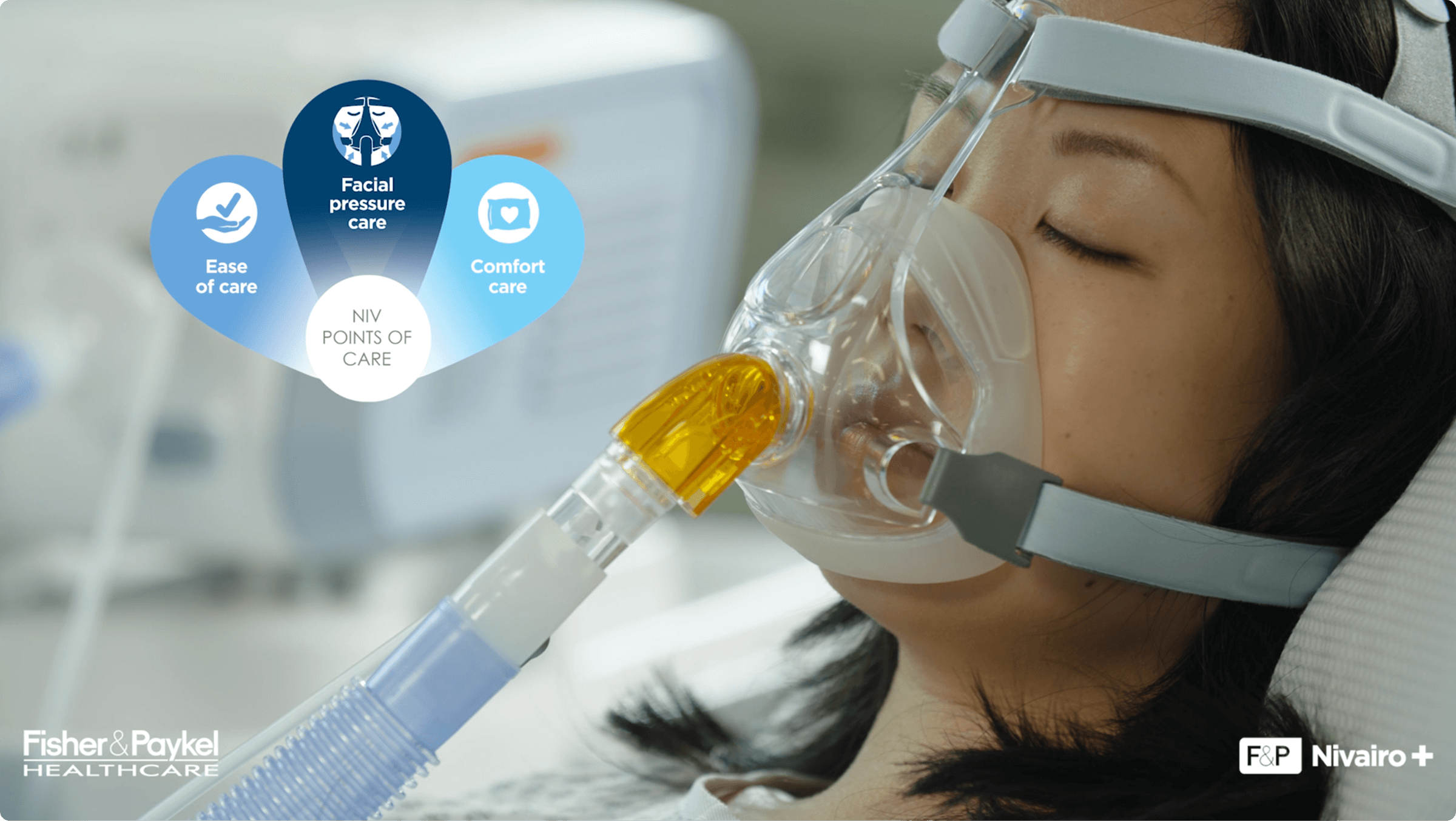 F P Noninvasive Ventilation NIV Mask Range Fisher Paykel Healthcare