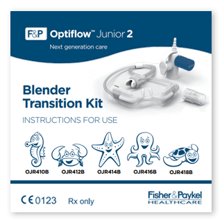 Optiflow Junior 2 Nasal Interface Blender Transition Kit User Instruction Thumbnail