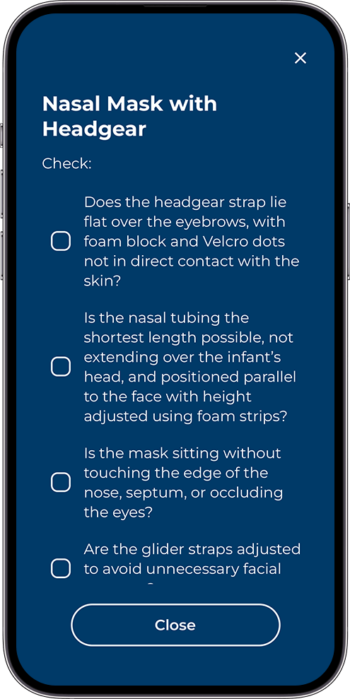 Smartphone mockup displaying the FlexiTrunk troubleshooting page within the app.