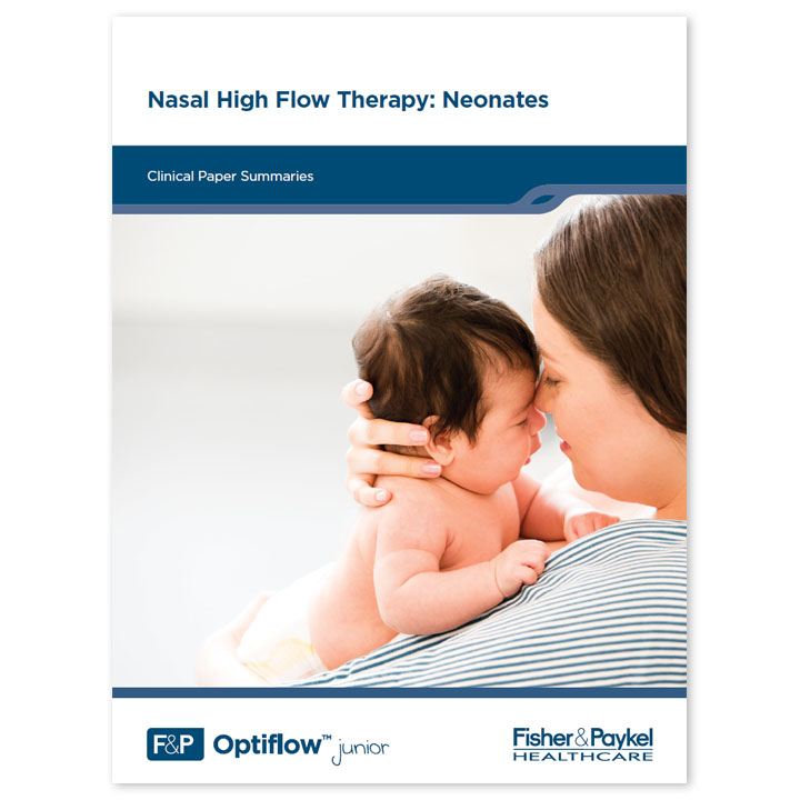 Terapia de alto flujo nasal: miniatura del resumen clínico sobre neonatos
