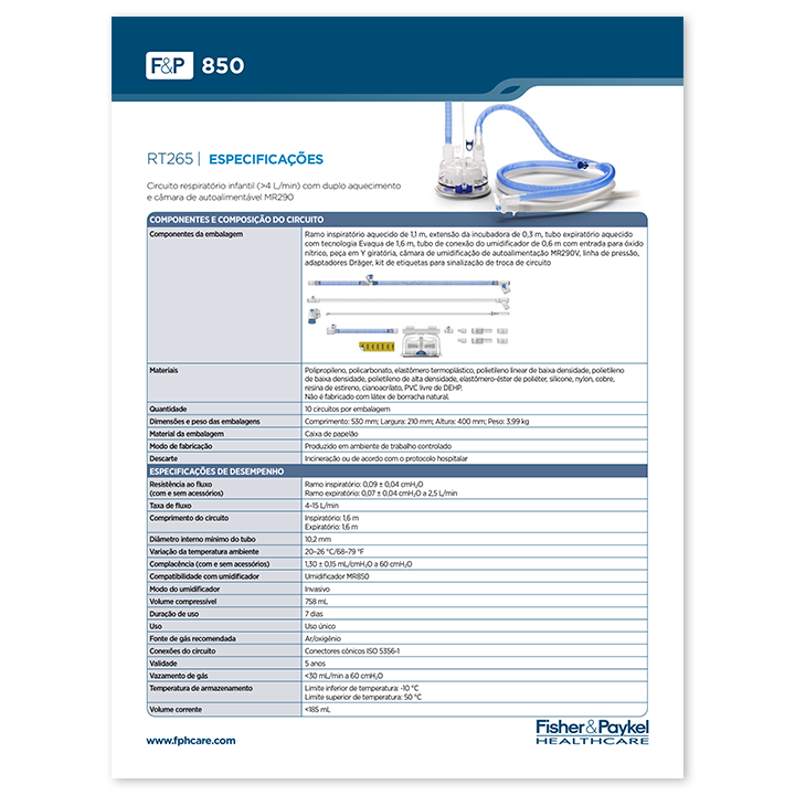 Miniatura do folheto de especificação do circuito infantil Evaqua 2 RT265