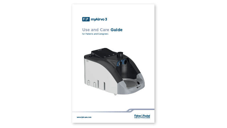 myAirvo 3 Use and Care Guide