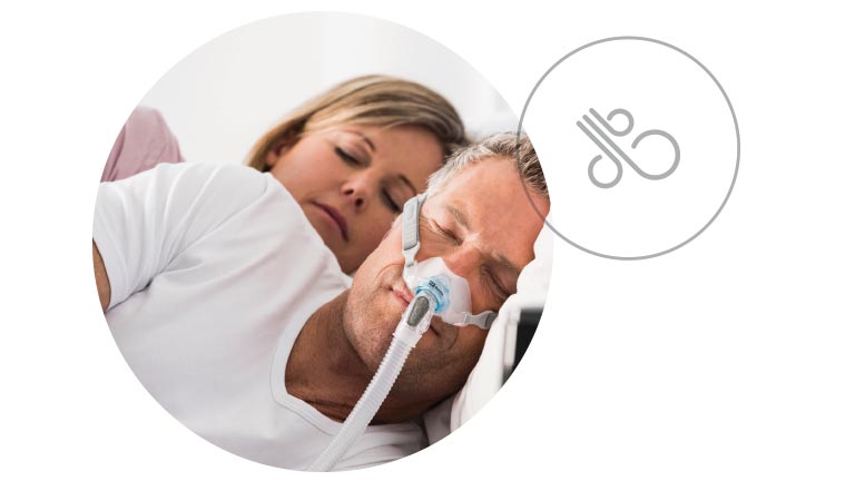 Expiratory relief is designed to automatically relieve air pressure every time you breathe out